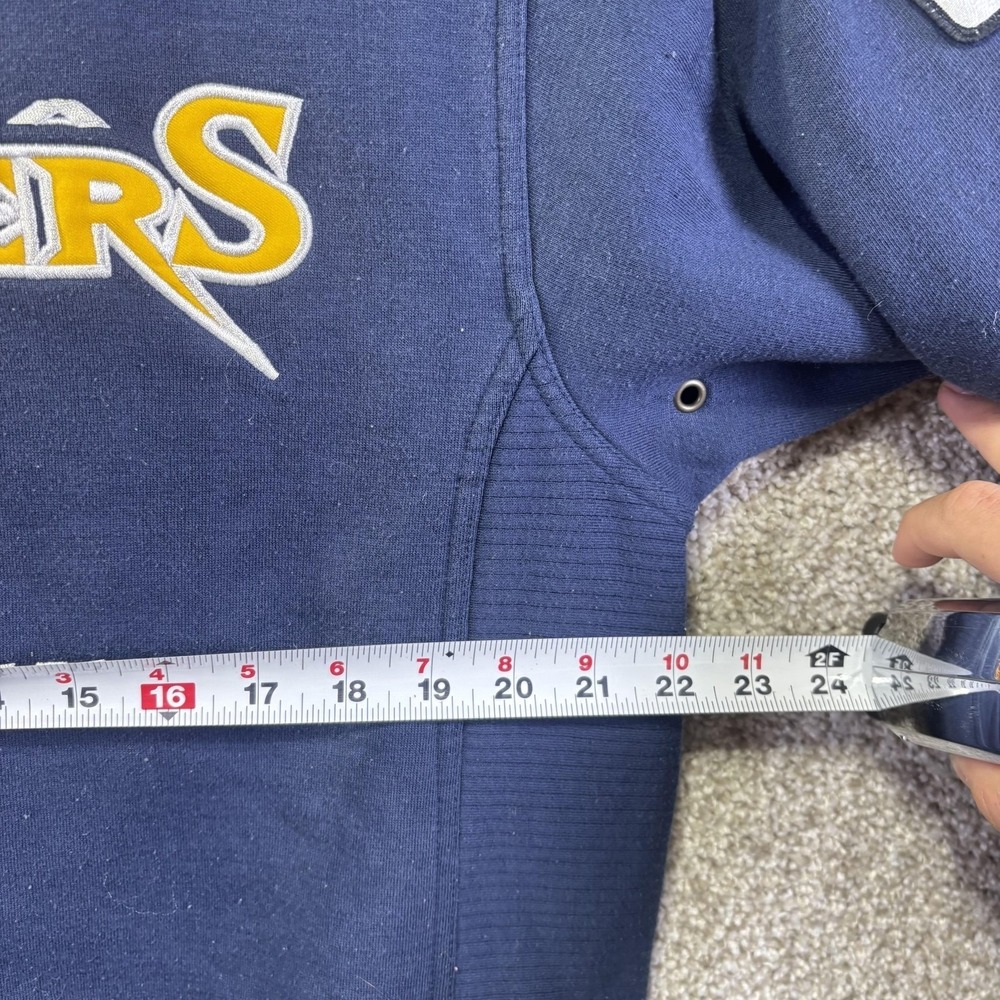 Vintage Atlanta Thrashers Sweatshirt Mens Medium Blue NHL Hockey Lee Sport - Picture 7 of 11